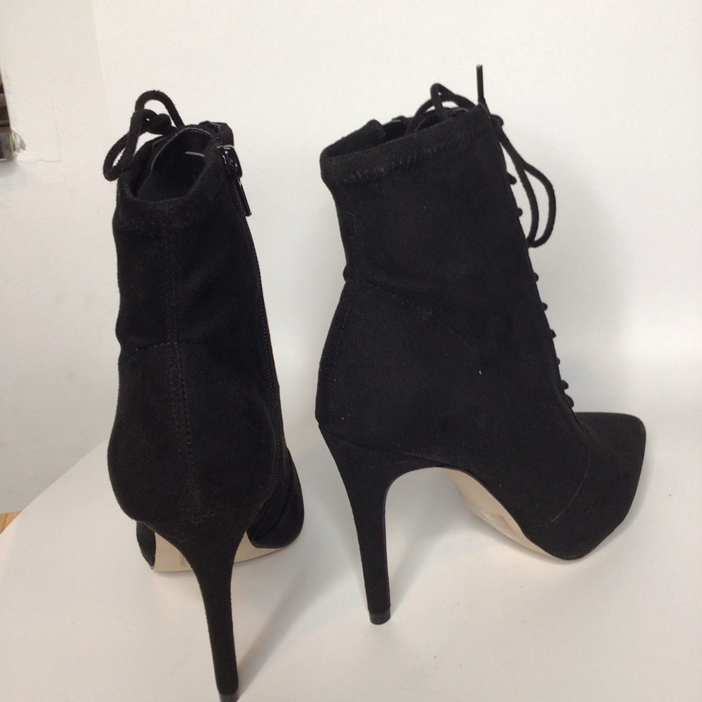 Call It Spring Women's Devilqueen Suede High Heels Ankle Boots - Picture 5 of 9